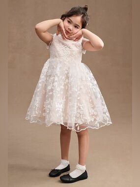 Princess Daliana
Lindi Lace Piping Crew-Neck Flower Girl Dress Anthropologie